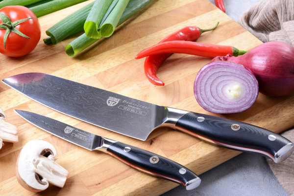 Кухонные ножи дамасская сталь